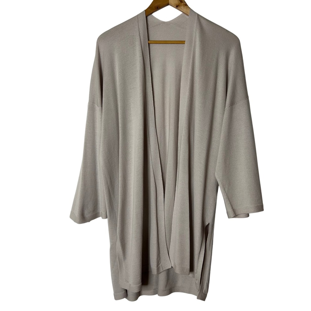 Wolford Beige Open-Front Draped Cardigan